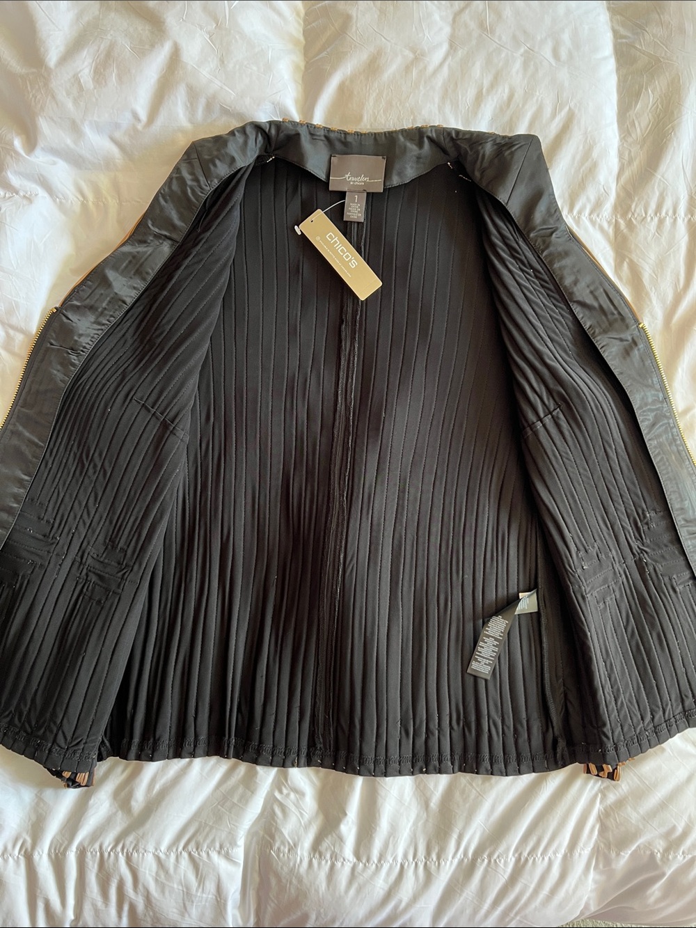 Unique Chico’s Jacket VINTAGE - Picture 5 of 11